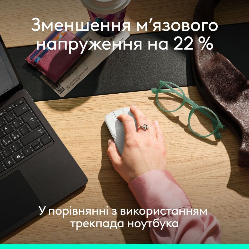 Мишка Logitech Mobi Fold Bluetooth Off-White (910-007631) - фото 4 Мишка Logitech Mobi Fold Bluetooth Off-White (910-007631) - фото 4