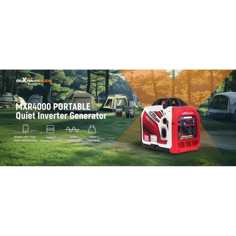 Генератор maXpeedingRODS MXR4000, інверторний, 3.5kW, ручний старт (MXR4000) - фото 5