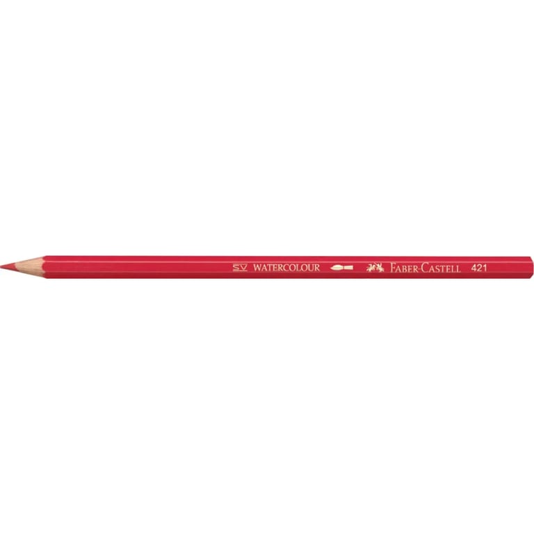 Олівці кольорові Faber-Castell акварельні , 12 кольорів + пензлик (114413) (1407) - фото 4