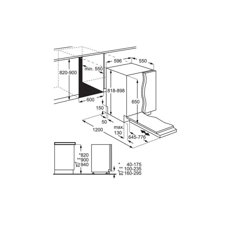 Посудомийна машина Electrolux E62LB200T - фото 2