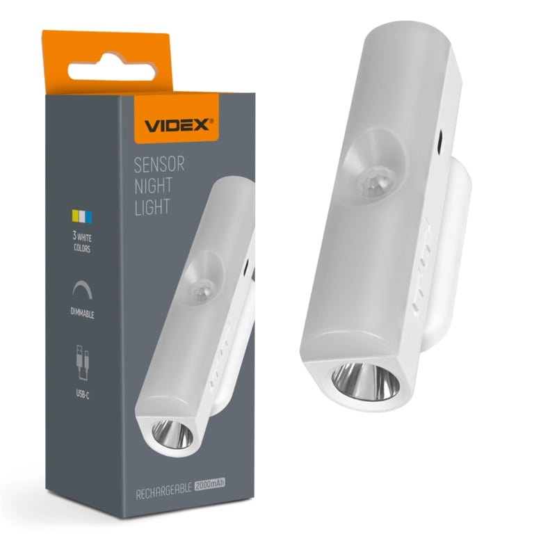 Світильник Videx акумуляторний з датчиком руху (VL-NL108W) - фото 2