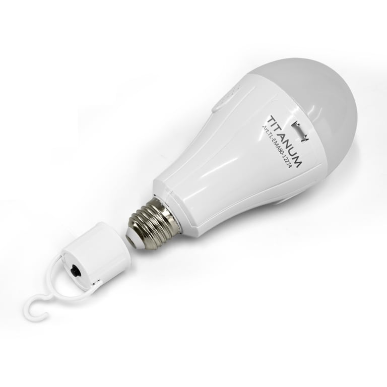 Лампочка TITANUM акумуляторна A80 12W E27 4000K 230V (TL-EMA80-12274) - фото 7