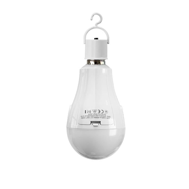 Лампочка TITANUM акумуляторна A80 12W E27 4000K 230V (TL-EMA80-12274) - фото 8