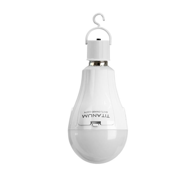 Лампочка TITANUM акумуляторна A80 12W E27 4000K 230V (TL-EMA80-12274) - фото 9