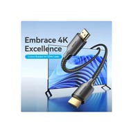Кабель мультимедійний HDMI M to HDMI M 2.0m 4K60Hz black Vention (ALIBH) - фото 7