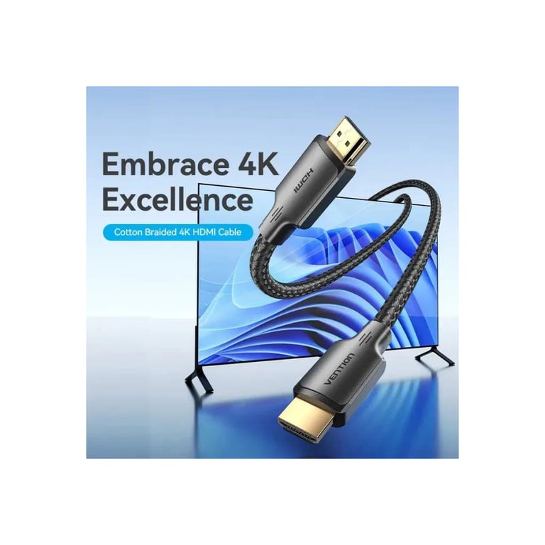 Кабель мультимедійний HDMI M to HDMI M 2.0m 4K60Hz black Vention (ALIBH) - фото 7