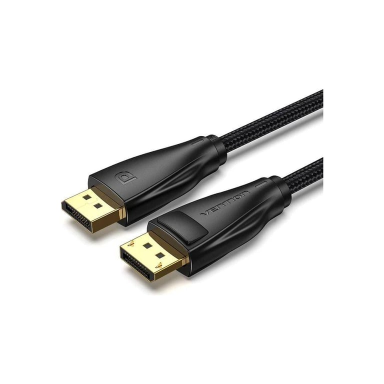Кабель мультимедійний DisplayPort M to DisplayPort M 1.5m 16K60Hz/8K240Hz fabric gray Vention (HGCHG) - фото 1