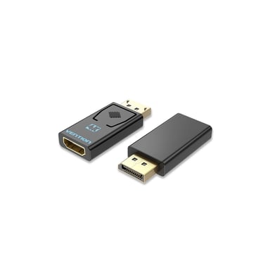 Перехідник DisplayPort M to HDMI F 4K30Hz black Vention (HBMB0) - фото 1