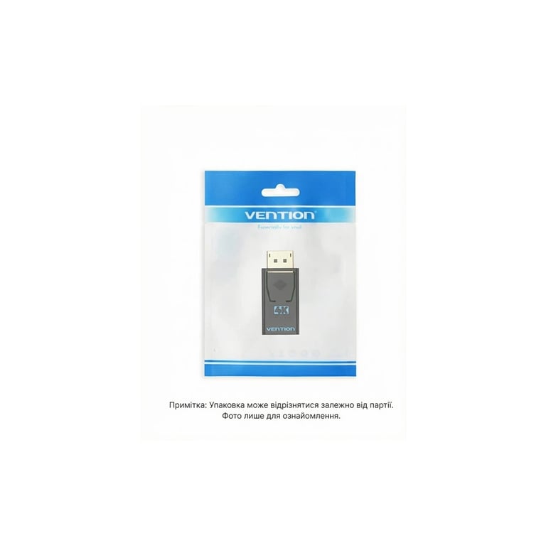 Перехідник DisplayPort M to HDMI F 4K30Hz black Vention (HBMB0) - фото 8