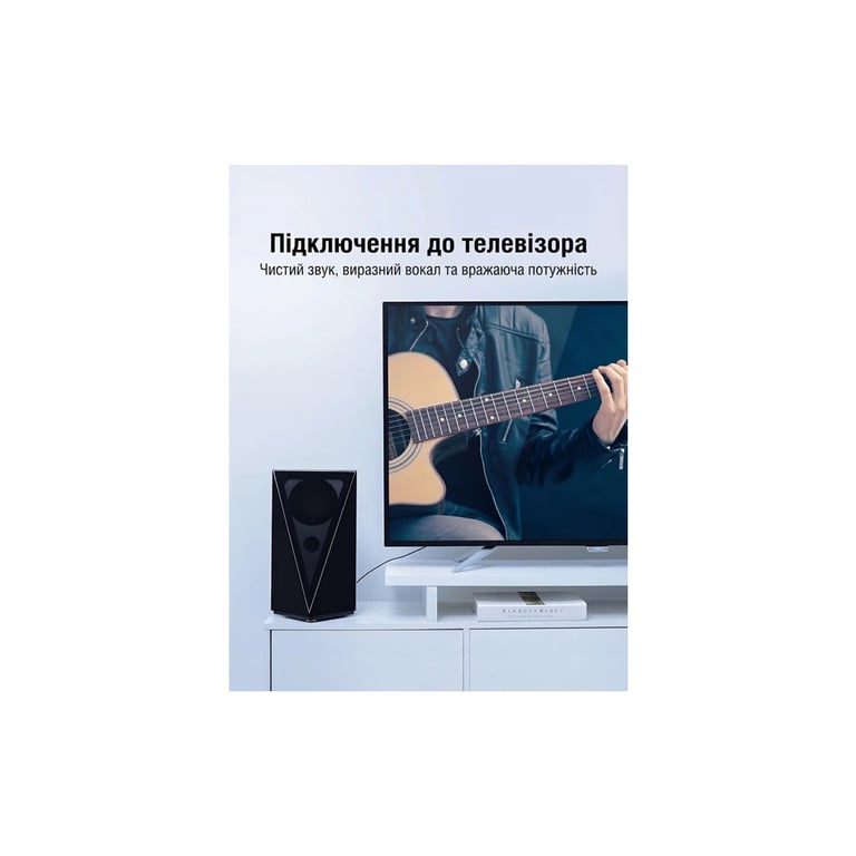 Кабель мультимедійний 1xRCA M to 1xRCA M 1.5m digital black Vention (VAB-R09-B150) - фото 5