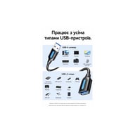 Дата кабель USB 3.2 AM/AF 1.5m 10Gbps PVC black Vention (CBOBG) - фото 8