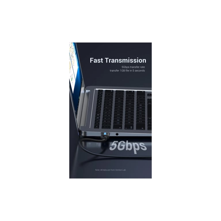 Дата кабель USB 3.0 AM/AM 1.5m PVC black Vention (CONBG) - фото 7