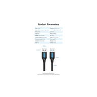 Дата кабель USB 3.0 AM/AM 1.5m PVC black Vention (CONBG) - фото 9