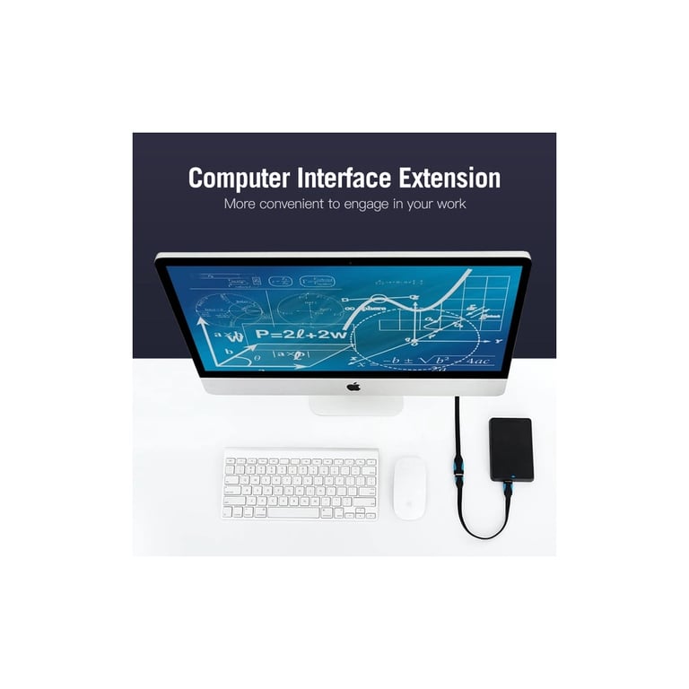 Дата кабель USB 3.0 AM/AF 1.0m PVC black Vention (VAS-A13-B100) - фото 4