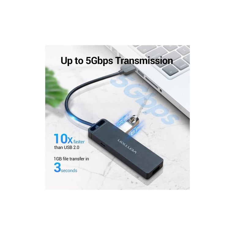 Зчитувач флеш-карт USB 3.0 to SD/TF 0.15m black Vention (CLPBB) - фото 3