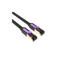 Патч-корд 15м, UTP cat 7 RJ-45 flat black Vention (ICABN) - фото 2