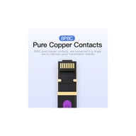 Патч-корд 15м, UTP cat 7 RJ-45 flat black Vention (ICABN) - фото 4