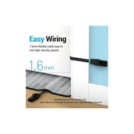 Патч-корд 1м, UTP cat 6 RJ-45 flat black Vention (IBJBF) - фото 5