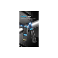 Патч-корд 3м, UTP cat 6 RJ-45 flat black Vention (IBJBI) - фото 7