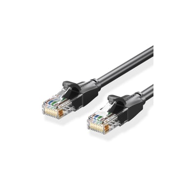 Патч-корд 25м, UTP cat 6 RJ-45 black Vention (IBEBS) - фото 1