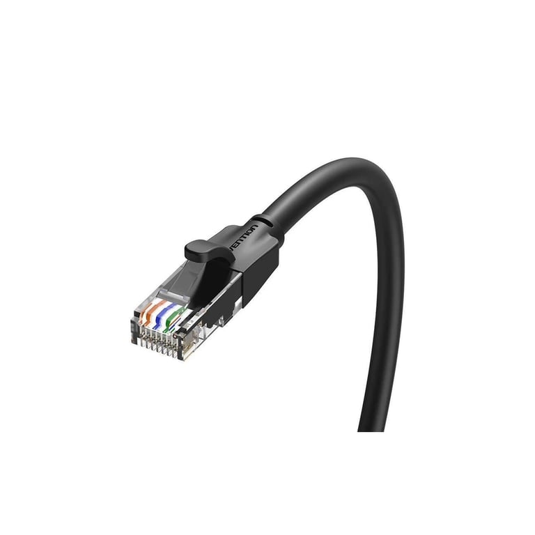 Патч-корд 30м, UTP cat 6 RJ-45 black Vention (IBEBT) - фото 3