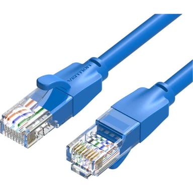 Патч-корд 5м, UTP cat 6 RJ-45 blue Vention (IBELJ) - фото 1