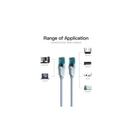 Патч-корд 0.75м UTP cat 5e RJ-45 blue Vention (VAP-A10-S075) - фото 4