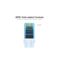 Патч-корд 0.75м UTP cat 5e RJ-45 blue Vention (VAP-A10-S075) - фото 7