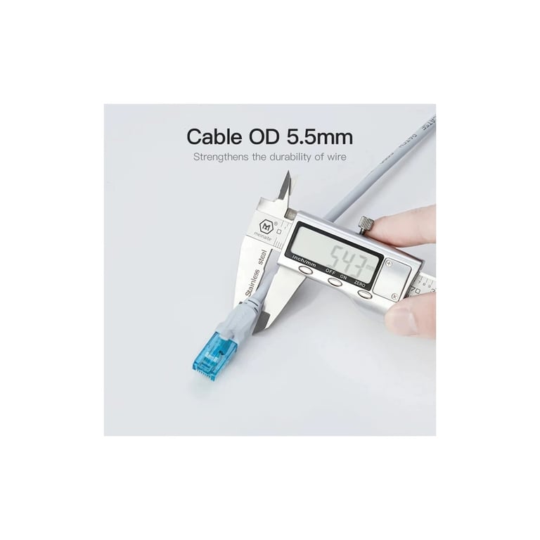 Патч-корд 2м, UTP cat 5e RJ-45 blue Vention (VAP-A10-S200) - фото 4