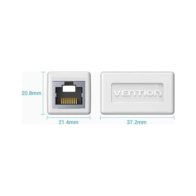 Зрощувач FTP 1+1 RJ45 cat 6 FTP white Vention (IPVW0) - фото 2