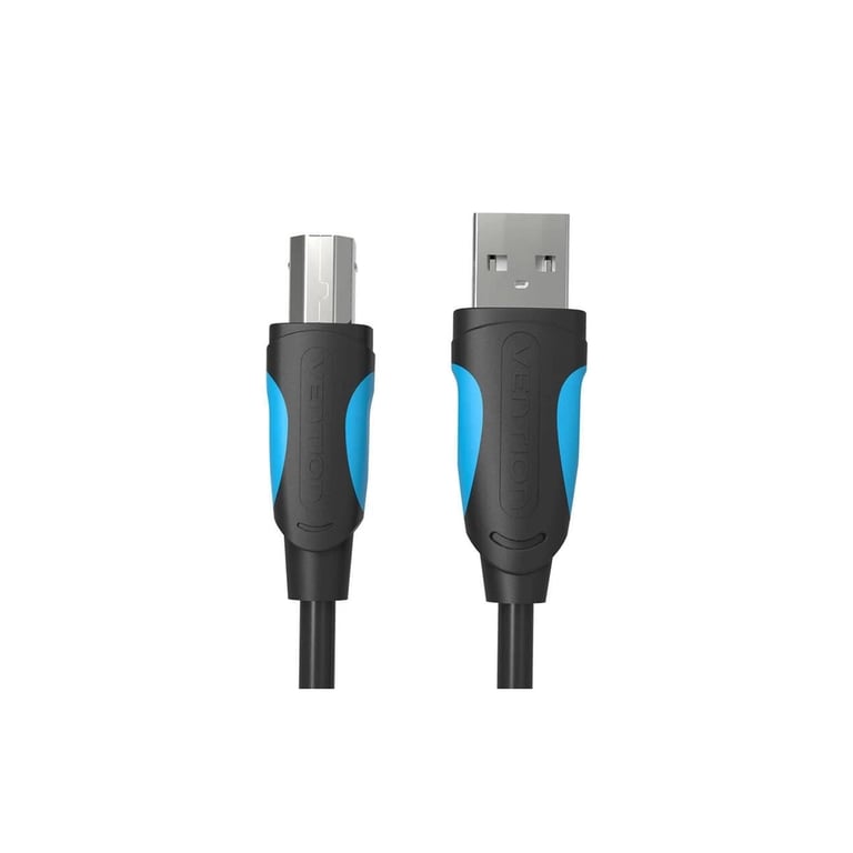 Кабель для принтера USB 2.0 AM/BM 1.5m black Vention (VAS-A16-B150) - фото 2