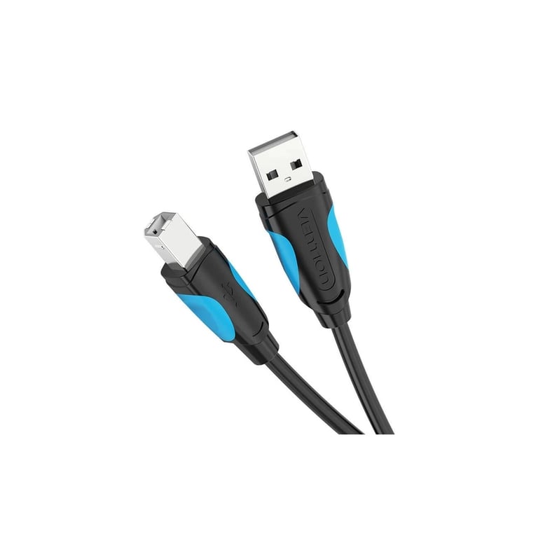 Кабель для принтера USB 2.0 AM/BM 1.5m black Vention (VAS-A16-B150) - фото 4