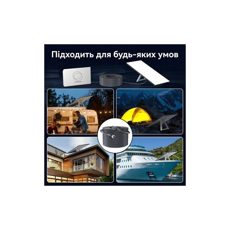 Патч-корд 10м, Starlink Gen 3 gray Vention (IACHL) - фото 7