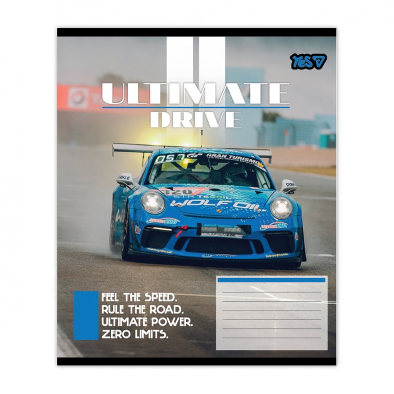 Зошит Yes Ultimate drive А5 18 аркушів лінія (768785) - фото 4