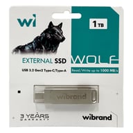 Накопичувач SSD USB 3.2 1TB Wolf Wibrand (WIEXSSD/WO1TB) - фото 5