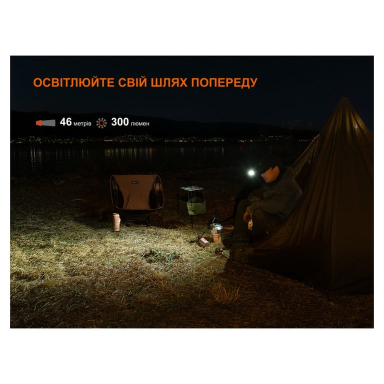 Ліхтар Fenix E04R, чорний (E04RB) - фото 4