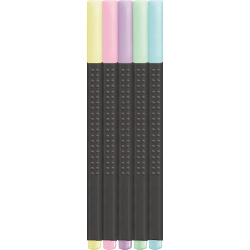 Лайнер Faber-Castell набір ручок капілярних Grip Finepen neon тригранна 0,4 мм, 5 кольорів (32145) - фото 2 Лайнер Faber-Castell набір ручок капілярних Grip Finepen neon тригранна 0,4 мм, 5 кольорів (32145) - фото 2