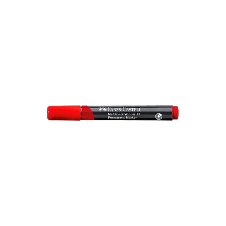 Маркер Faber-Castell перманентний Multimark Winner 23, колір червоний (32837) - фото 4