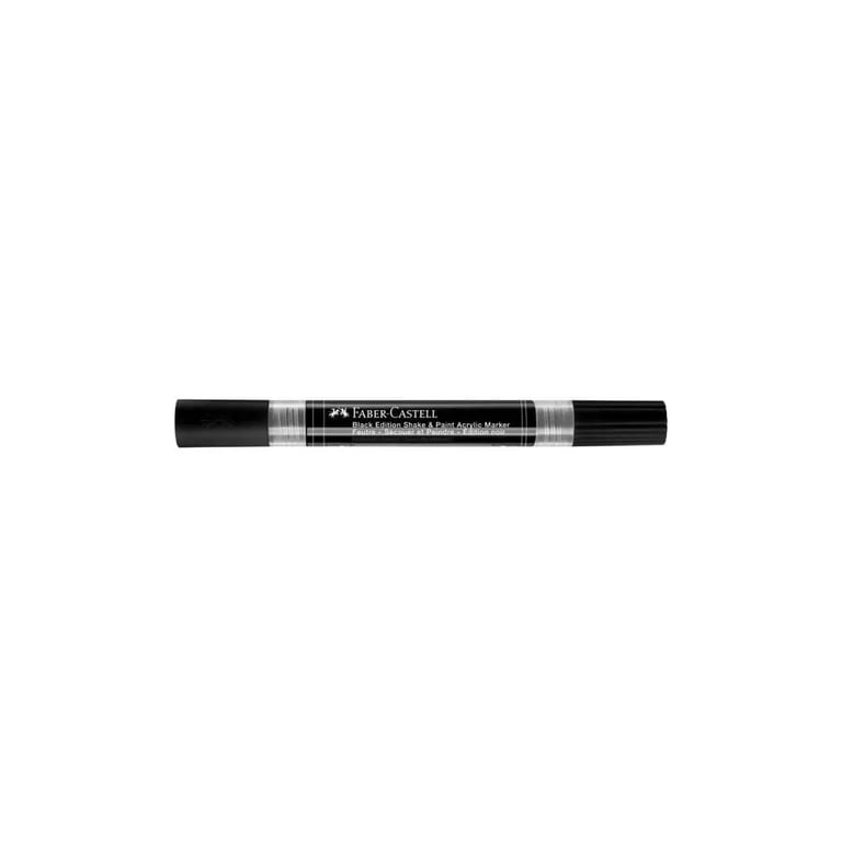 Набір маркерів Faber-Castell акриловий двобічний Black Edition Shake & Paint Acrylic Marker, колір чорний (33107) - фото 4