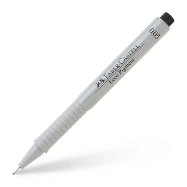Лайнер Faber-Castell для графічних робіт Ecco Pigment, діаметр 0,05 мм, колір чорний (26995) - фото 1
