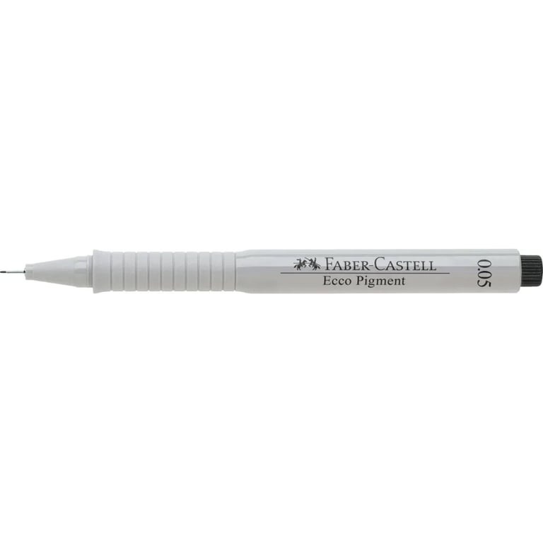 Лайнер Faber-Castell для графічних робіт Ecco Pigment, діаметр 0,05 мм, колір чорний (26995) - фото 3