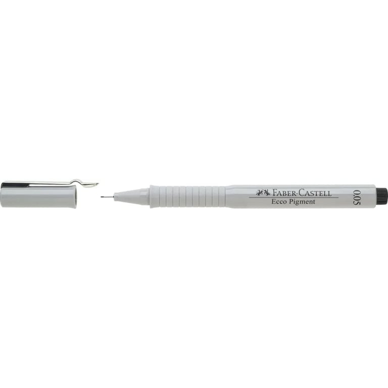 Лайнер Faber-Castell для графічних робіт Ecco Pigment, діаметр 0,05 мм, колір чорний (26995) - фото 4