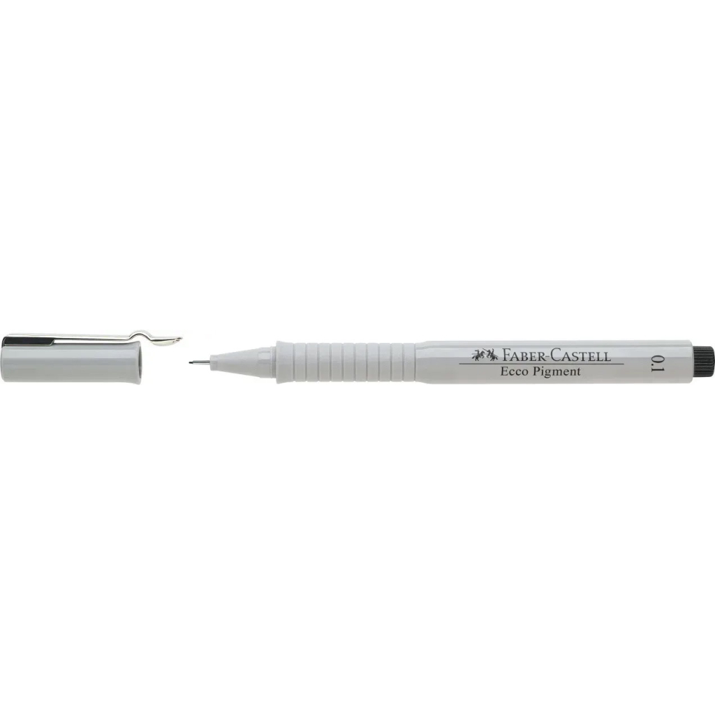 Лайнер Faber-Castell ручка капілярна для графічних робіт Ecco Pigment, діаметр 0,1 мм, колір чорний (6043) - фото 4 Лайнер Faber-Castell ручка капілярна для графічних робіт Ecco Pigment, діаметр 0,1 мм, колір чорний (6043) - фото 4