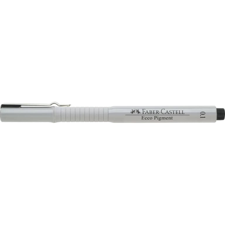 Лайнер Faber-Castell ручка капілярна для графічних робіт Ecco Pigment, діаметр 0,1 мм, колір чорний (6043) - фото 5