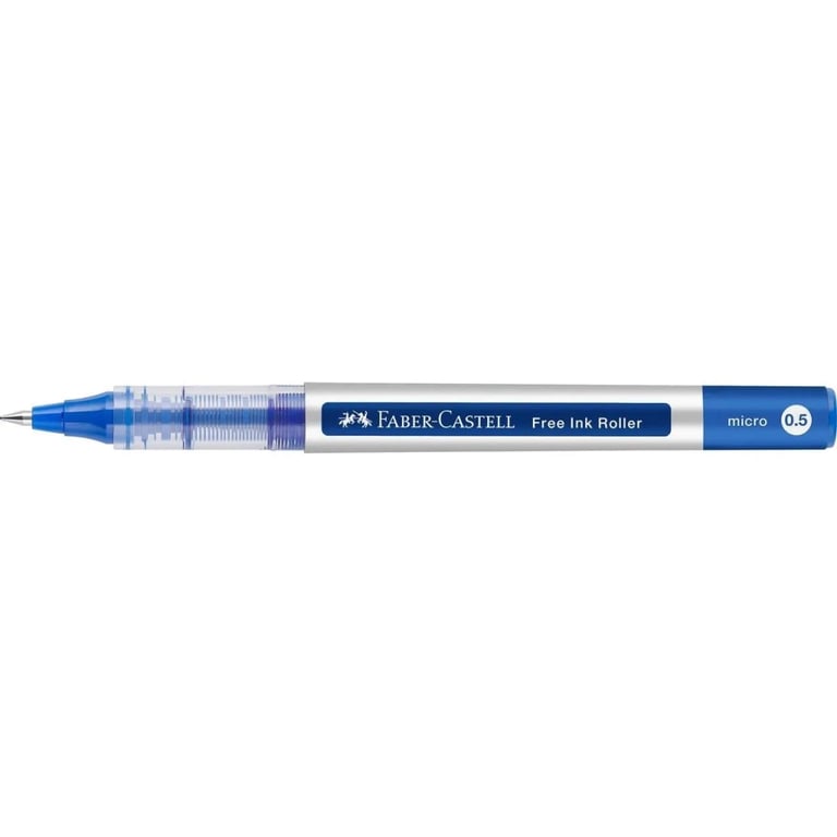 Ролер Faber-Castell Free Ink rollerball, колір чорнила синій, 0,5 мм, одноразова (29138) - фото 2
