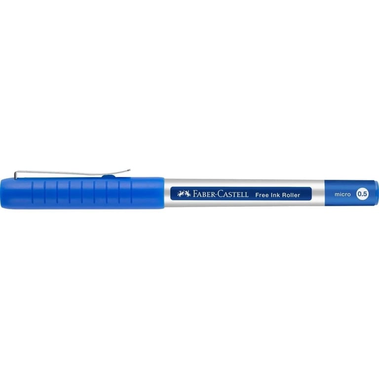 Ролер Faber-Castell Free Ink rollerball, колір чорнила синій, 0,5 мм, одноразова (29138) - фото 4