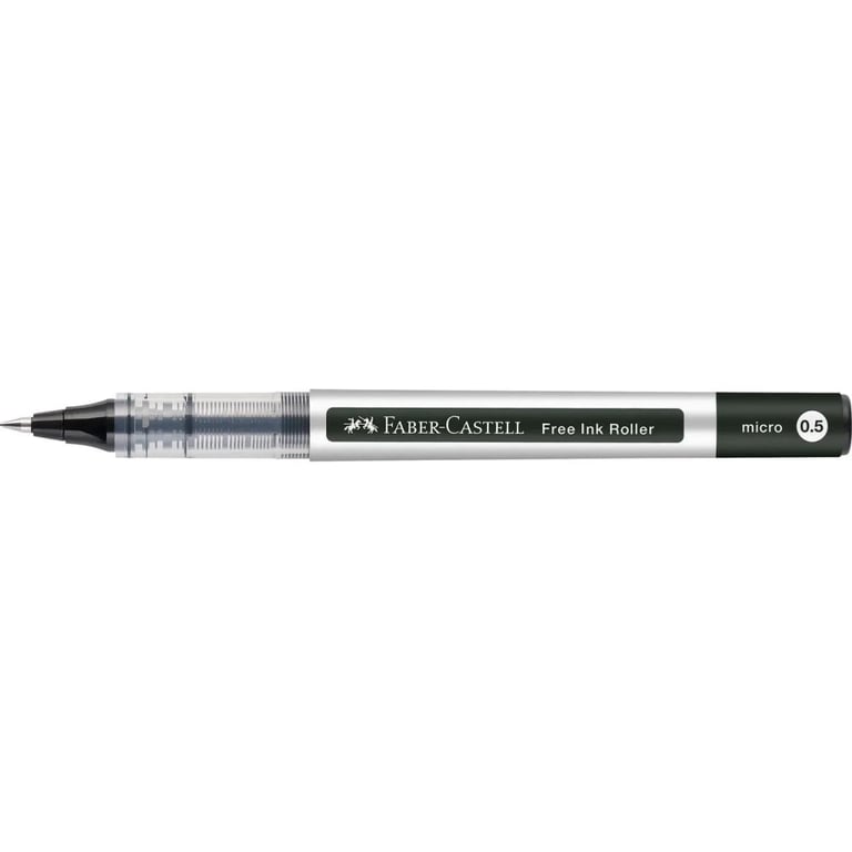 Ролер Faber-Castell Free Ink rollerball, колір чорнила чорний, 0,5 мм, одноразова (29194) - фото 2