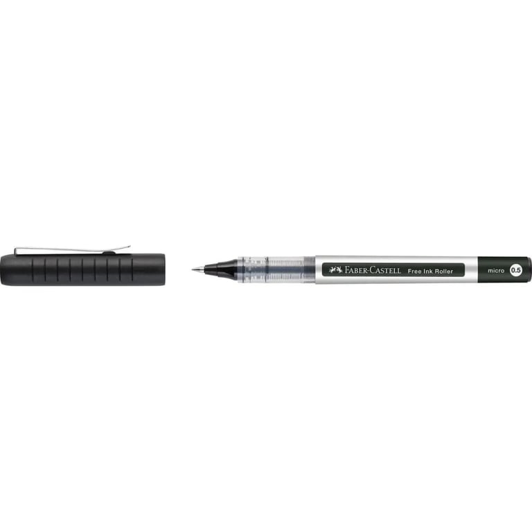 Ролер Faber-Castell Free Ink rollerball, колір чорнила чорний, 0,5 мм, одноразова (29194) - фото 3