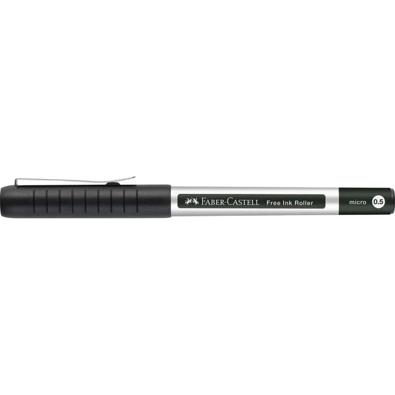 Ролер Faber-Castell Free Ink rollerball, колір чорнила чорний, 0,5 мм, одноразова (29194) - фото 4