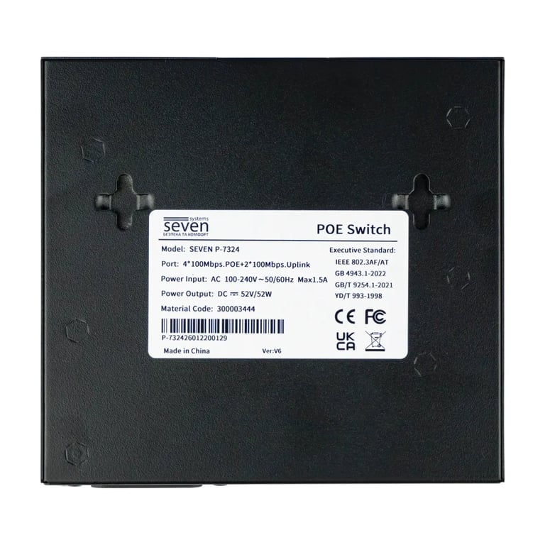 Комутатор мережевий SEVEN Systems P7324 - фото 3